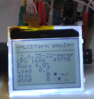 Пародия LCDTerm для LCD4Linux